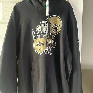 NFL New Orleans Saints Nike Black Hoodie XL